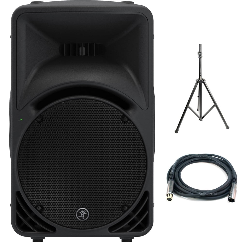 Mackie 1000 Watts HighDefinition Portable Powered Loudspeaker (SRM450v3) with 6.5 ft. Tripod