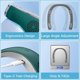 thumbnail image 5 of Ventilador personal portátil con ajuste de 3 velocidades para viajes al aire libre, ventilador de cuello interior, ventilador de cuello portátil de 4000mah, flujo de aire de refrigeración 360, ventil, 5 of 5