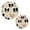 Dog Head and Paw Prints, variant on Cotton Thread Weave Hot Pot Holders Multi-use Hot Mats Non-Slip Coasters Heat Resistant Potholders for Cooking Baking Small Heart and Bee Patterns