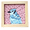 09# D, variant on DIY Kinusaiga Fabric Art Kit, Relaxing Handmade Craft Project, No Sew Fabric Mosaic Wall Art Craft Set with Frame & Tools for Adults, Traditional Textile Art Hobby