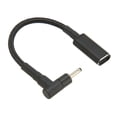 thumbnail image 1 of Adaptador USB C Hembra A CC Macho, Chip Dual PD EMARK Pequeño Portátil 20V 5A USB C A 3,0x1,0mm Cable Adaptador CC Para Viajes, 1 of 7