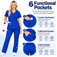 thumbnail image 2 of M&M Scrubs Solid Scrub Set - FREE SHIPPING XXS TO 5XL, 2 of 8