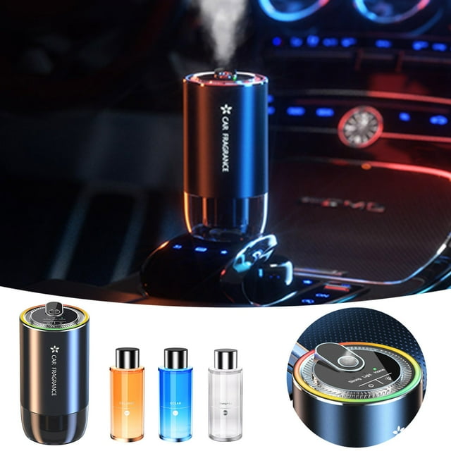 Purificateur d'Air pour Maison et Voiture Distributeur d'Arôme Intelligent Éliminateur d'Odeurs Contrôle Vocal Intelligent Force de Parfum Réglable Design en Alliage d'Aluminium et ABS Sac d'Aspirateur Matelas Petit Canapé Gonflable