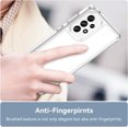 thumbnail image 3 of Case for Samsung Galaxy A33 Case Slim Dropproof [Defend from Drop/Scratch/Slip/Fingerprint] Clear Acrylic Hard Back Soft TPU Bumper Hybrid Phone Cover for Samsung A33 5G-Crystal Clear, 3 of 16