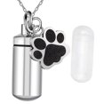 thumbnail image 5 of Pet Urn Cremation Memorial Urns Resting Place Easy to Use Funeral Titanium Steel Keepsake Pet Supplies Dog Ash Urns for Remembrance pendant, 5 of 10