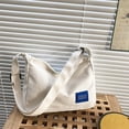 thumbnail image 2 of Sonducket Bolso de hombro de gran capacidad para mujer de estilo informal, bolsos cruzados para viajes de senderismo y chicas, bolso con correa Bolsas de mensajero y de hombro Blanco Grande, 2 of 6