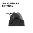 thumbnail image 4 of 10 Pack Iron Balusters Staircase Rectangular Hollow Stair Spindles Square Craft Spindles Balusters 1/2" Square Balusters for Staircase Interior with Iron Baluster Swivel Shoes, 4 of 9