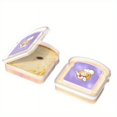 HYYANGUWENTI Transparent Portable FoodSafe Plastic Bread Containers