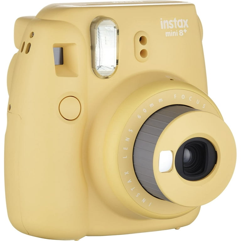 Fujifilm Instax Mini 8+ (Honey) Instant Film Camera + Self