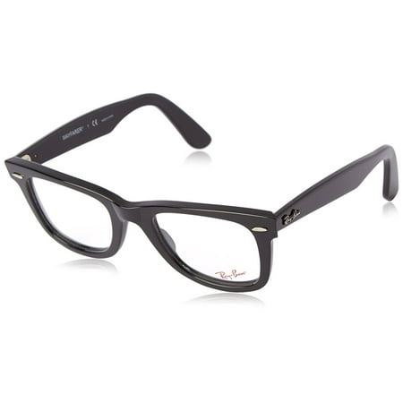UPC 805289151401 product image for Ray-Ban Women's RX5121-2000  Black Frame Wayfarer Square, 47mm Eyeglasses | upcitemdb.com