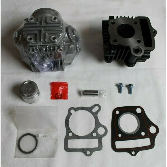 FOR Honda XR50 CRF50 Top End Rebuild Kit Cylinder Head Piston 2000-2019