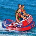 thumbnail image 3 of WOW World of Watersports Champion 3-Person Multicolor Towable and WOW SPORTS 4K 60 ft. Multicolor Tow Rope for Boat Towables, 3 of 11