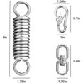 thumbnail image 2 of Chaise Suspendue en Forme d'Œuf avec Ressort, Chaise Suspendue avec Ressort, Capacité de Charge jusqu'à 250kg, 2 of 5