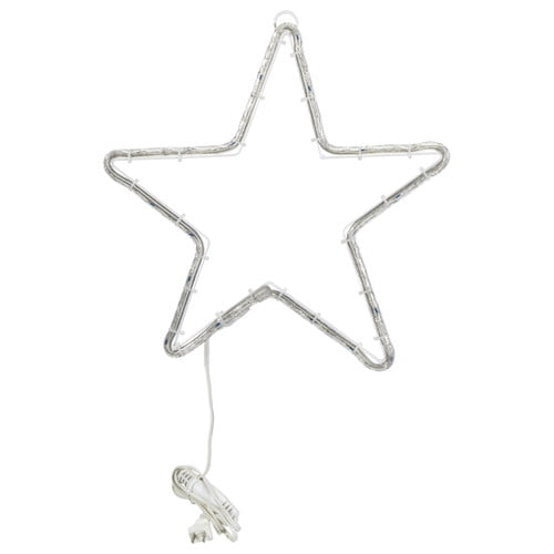 Brilliant Brand Lighting LED Rope Light Patriotic Star Decoration - 3 Pack - Lighted Signs - Red, Cool White, and Blue - 16 Inch