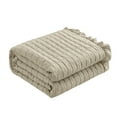 thumbnail image 4 of Chic Home Sharlette Beige Queen 3-Piece Quilt Set, 4 of 6