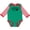 Green and Red, variant on Inktastic Someone in Pennsylvania Loves Me Boys or Girls Long Sleeve Baby Bodysuit