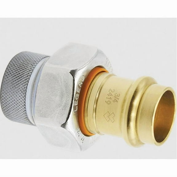 Legend Valve 301-104PNL Di-Electric Union 3/4 in FNPT x 3/4 in Press Steel Galvanized