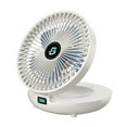 thumbnail image 1 of Mini Folding Desk Fan, Hangable Fan, Small Personal Portable Table Fan with Usb Rechargeable Battery Operated Cool Electric Fan for Travel Office Room House, 1 of 9