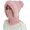 Pink, variant on Women Balaclava Visor One-Piece Skull Beanie Hat Neck Circle Scarf Ski Snow Winter Knit Fleece Cap Cold Weather