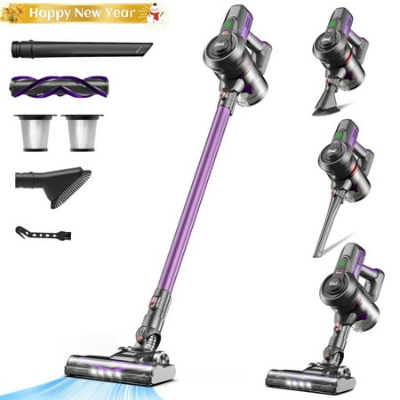 INSE Cordless Vacuum Cleaner 6-in-1 Stick Handheld Vacuum 25kPa Ultra-Light for Carpet Floor Pet Hair N660