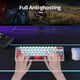 thumbnail image 5 of Ussixchare Teclado Mecánico para Juegos con Cable de 61 Teclas y Switch Rojo, 5 of 7