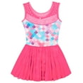 thumbnail image 6 of WIBACKER 3-12Y Sleeveless Gymnastics Ballet Leotard with Skirt for Girls Sequin Mermaid Dance Dresses Yoga Sports, 6 of 11