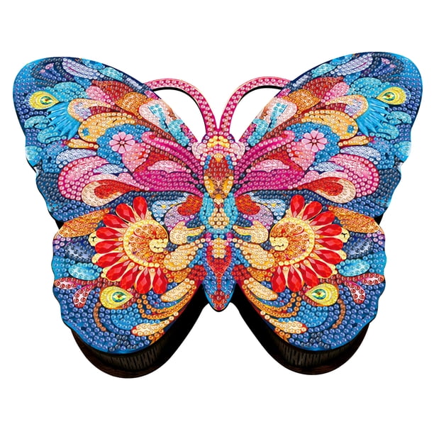 Organizador Joyas Con Pintura Diamantes Pájaro Corazón Rosa para Adultos Y