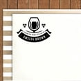 thumbnail image 2 of Printtoo Personalized&nbsp;Black Self Inking Kitchen Custom Stamper From The Wine Cellar Of Round Heavy Duty Stamp-45 mm, 2 of 6