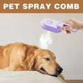 thumbnail image 6 of FAMTKT Spray Dog Brush for Shedding, Pet Grooming Brush Electric Spray Comb Pet Floating Hair Removal Massage Comb Pet Cleaning Brush Grooming Supplies on Clearance, 6 of 9