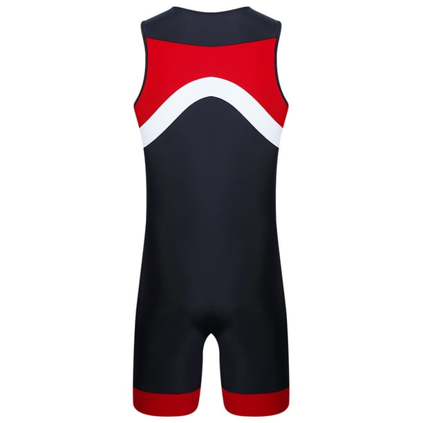 Rswnyirn Men Quick Dry One Piece Swimsuit Zipper Bathing Suit