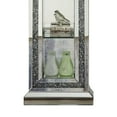 thumbnail image 4 of Grandfather Clock with 4 Compartments and Mirror Frame Silver - Saltoro Sherpi, 4 of 6