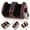Red, variant on Costway Foot & Calf Massager Deep Kneading Shiatsu Massager Machine with Heat Gray