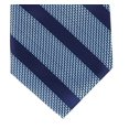 thumbnail image 3 of Perry Ellis Portfolio Mens Brookford Satin Striped Neck Tie Blue O/S, 3 of 3