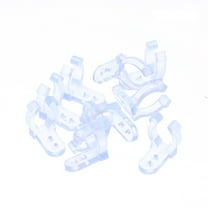 PBPBOX 10Pcs Transparent LED Rope Light Holder Clips Sturdy Mounting for Patio Deck Fence