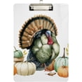 thumbnail image 1 of FMSHPON Thanksgiving Turkey Wheat Maples Clipboard Hardboard Wood Nursing Clip Board and Pull for Standard A4 Letter 13x9 inches, 1 of 5