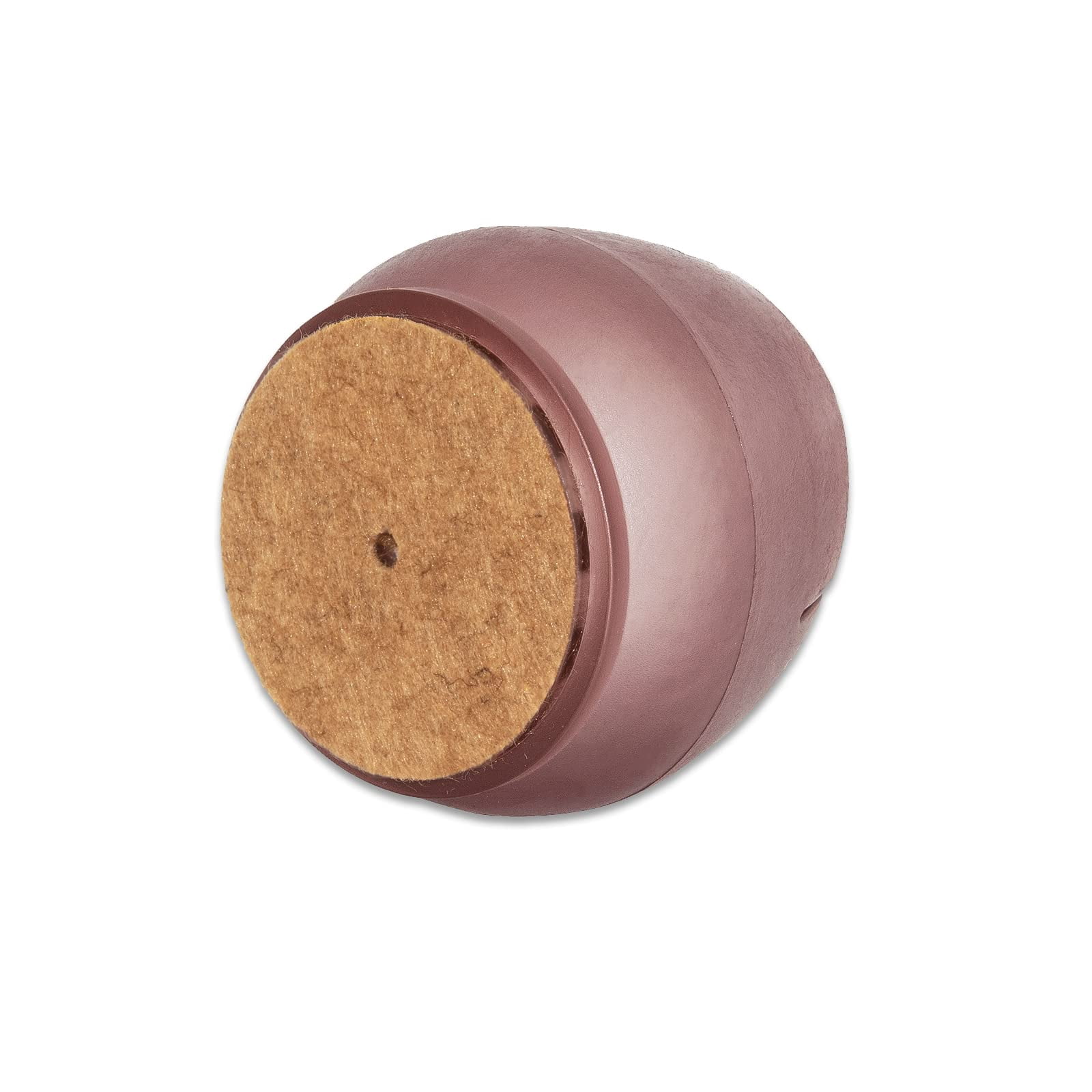 Flyshop 8PCS Round Chair Leg Caps with Felt Pads Durable PVC Protective Feet Cap Prevent Scratches Reduce Noise Felt Furniture Pads, Brown Floor Protectors, 45 to 51 mm