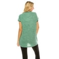 thumbnail image 3 of Haute Edition Women's Short Sleeve Pocket Tunic Top with Pockets & Plus Sizes, 3 of 5