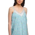 thumbnail image 4 of Moomaya Printed Sleepwear For Ladies WoMen's V-Neck Spaghetti Strap Nightdress, 4 of 6