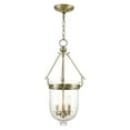 thumbnail image 5 of Livex Lighting 5064-91 Jefferson 3 Light Inverted Pendant,Brushed Nickel, 5 of 6