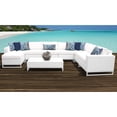 thumbnail image 3 of TK Classics Miami 9 Piece Outdoor Wicker Patio Furniture Set 09b, 3 of 3