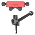 thumbnail image 3 of Soporte para teléfono de coche Soporte para teléfono Ahorro de espacio Fácil instalación con datos Rojo, 3 of 9