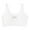 White-P, variant on enyan Sport Cami Bras Cotton for Teens Girls Training Bras 10-16 with Adjustable Straps Fixed Pads