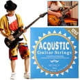 thumbnail image 1 of FLhrweasw Cuerdas Guitarra Acústica Cuerdas Bronce Fosforado Accesorios Guitarra (WA12), 1 of 9