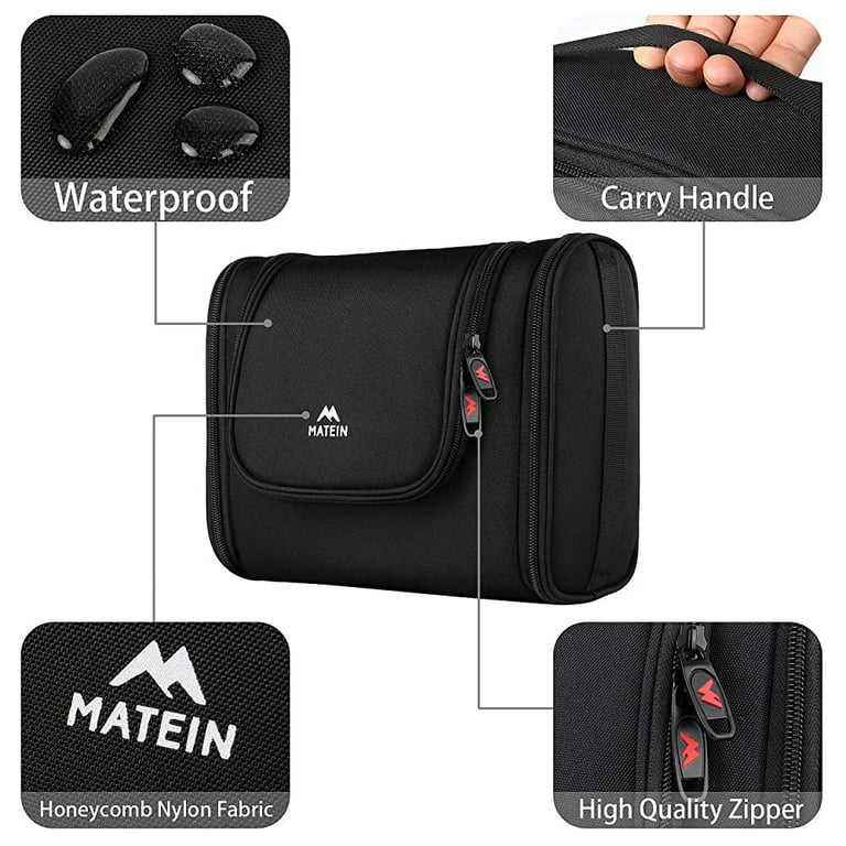 Matein womens toiletry bag with hanging