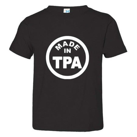 

PleaseMeTees™ Toddler From Born Made In Tampa FL Florida Logo Label HQ Tee