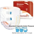 thumbnail image 5 of Adult Incontinent Brief Tranquility Slimline Tab Closure Medium Disposable Heavy Absorbency, 5 of 5