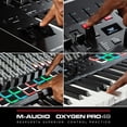 thumbnail image 2 of M-Audio Oxygen Pro 49 - Teclado controlador MIDI USB de 49 teclas con beat pads, knobs, botones y at, 2 of 9