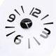 thumbnail image 2 of 24X 3D Decoración del Hogar Reloj de Pared de Cuarzo DIY Relojes Reloj de Moda de Sala de Estar de Acrílico Espejo Pegatinas de Negro, 2 of 5