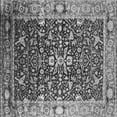 thumbnail image 1 of Ahgly Company Indoor Square Oriental Gray Industrial Area Rugs, 4' Square, 1 of 4