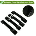 thumbnail image 4 of Cubierta de manija de puerta exterior trim delantera izquierda, delantera derecha, trasera izquierda, trasera derecha para Hyundai Santa Fe 2024-2025 en ABS negro brillante, 4 of 7